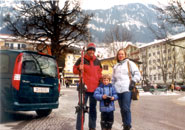 Bad Hofgastein: Ленка, Антошка и Анька